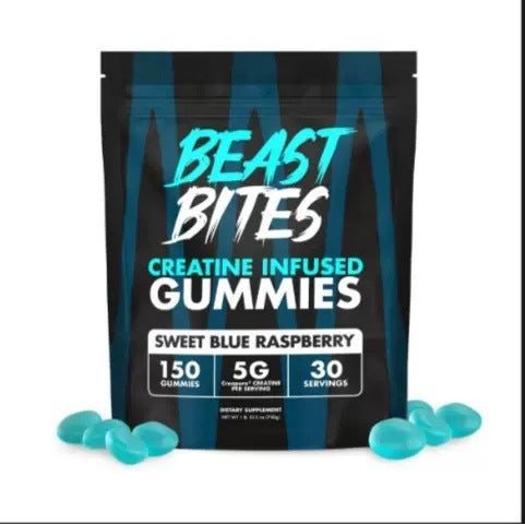 Beast Bites Creatine Gummies For Strength & Better Pumps