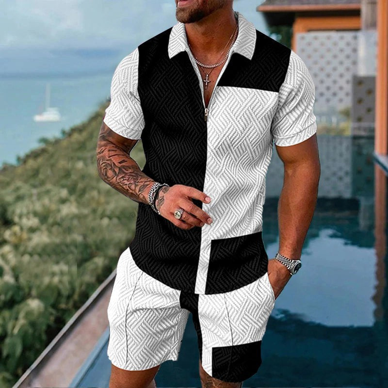 Summer new men's suit(set)