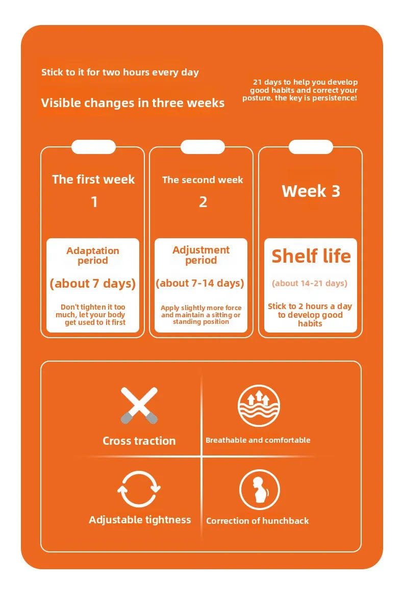 Adjustable Posture Correction Belt