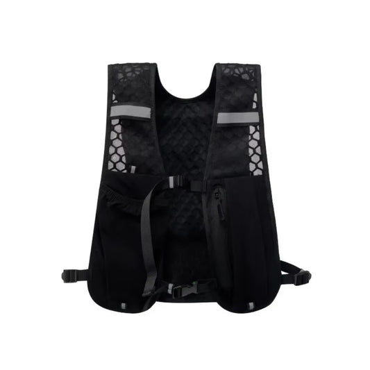 New Running Water Bottle Storage Vest Lightweight Running Vest Reflective Hydration Water Chest Pack with Phone Holder