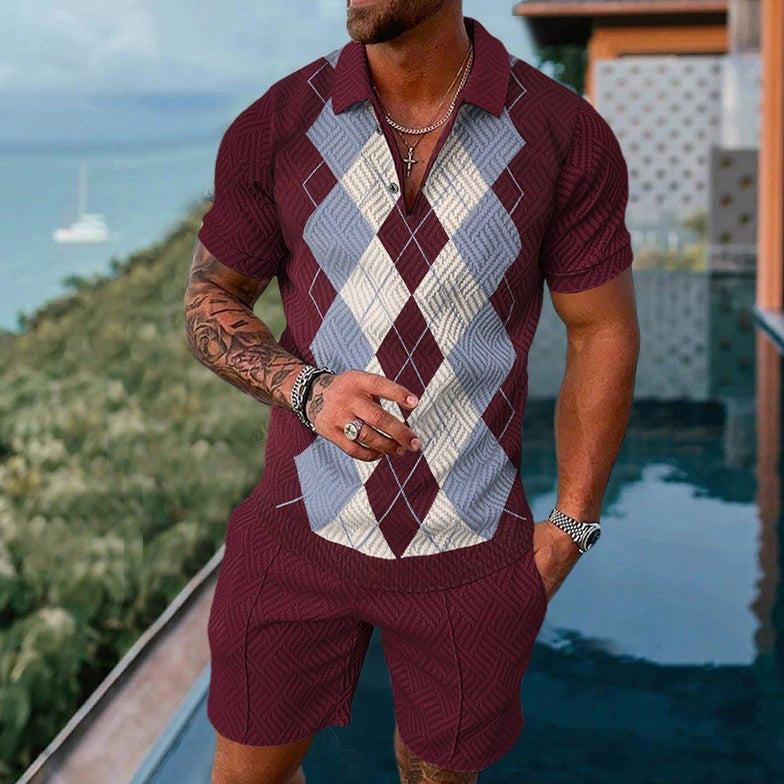Summer new men's suit(set)
