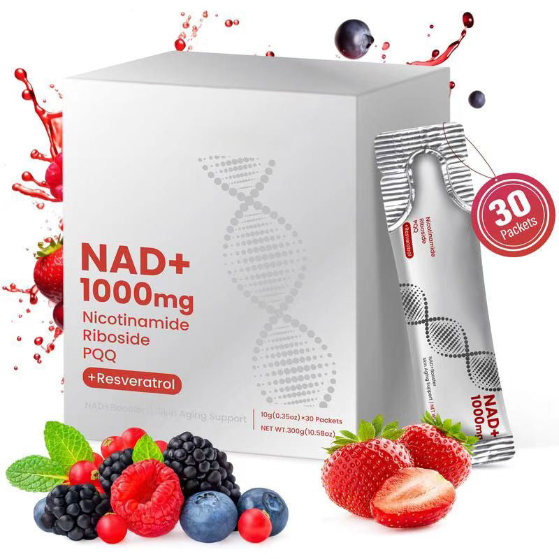 NAD+ Nicotinamide Berry Flavored Supplement Drink