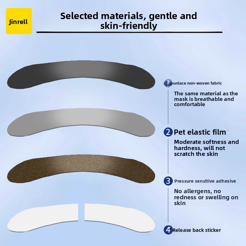 Nasal congestion relief, breathing aid and anti-snoring patch