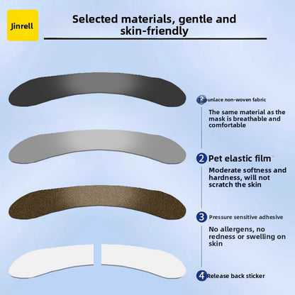 Nasal congestion relief, breathing aid and anti-snoring patch