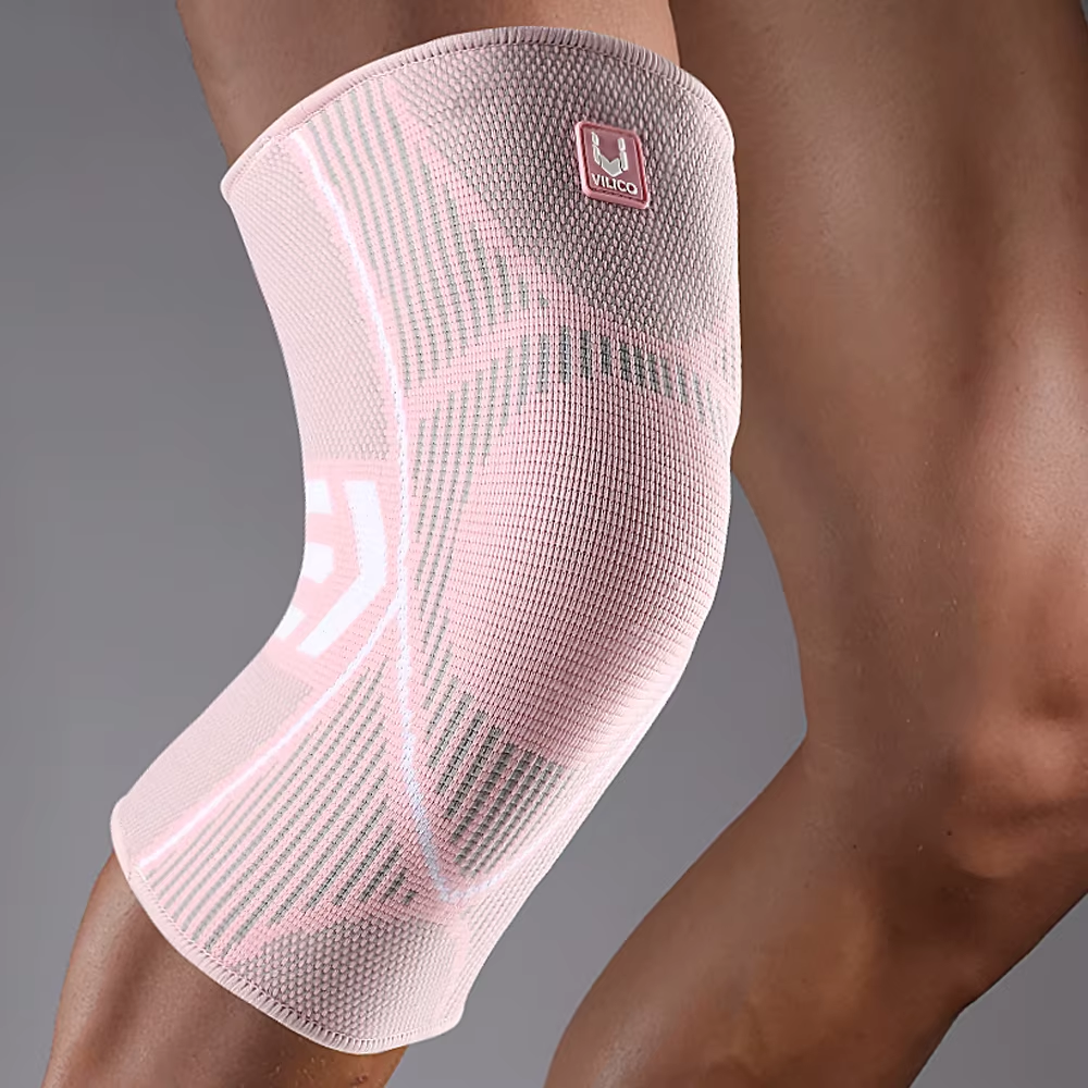 Vilico 1PCS Knee Support Nylon Sports Fitness Compression Sleeves Kneepads for Arthritis Joint Cycling Running