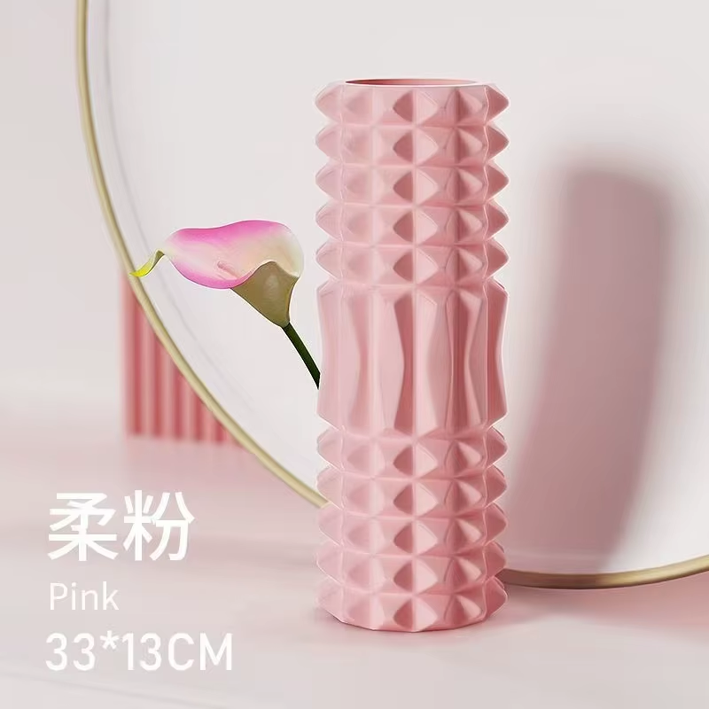 45Cm Yoga Foam Roller Muscle Massage Block Pilates Tools Yoga Column Fitness Foam Roller Set Gym Yoga Brick Exercise Equipment