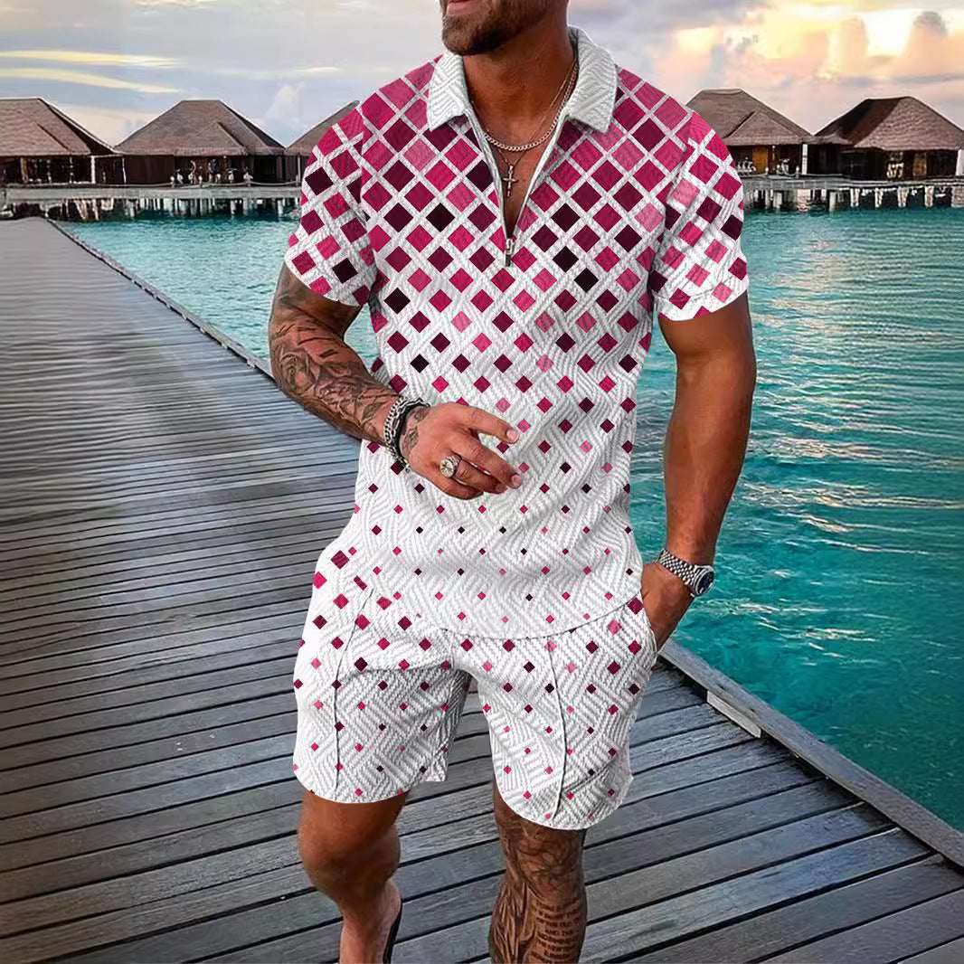 Summer new men's suit(set)