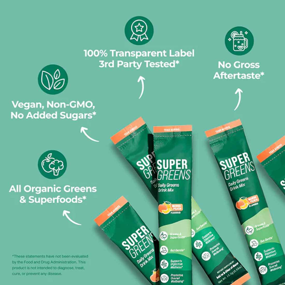 Super Greens Electrolyte Powder Supplement(20 sachets)