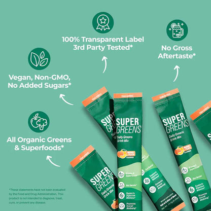 Super Greens Electrolyte Powder Supplement(20 sachets)