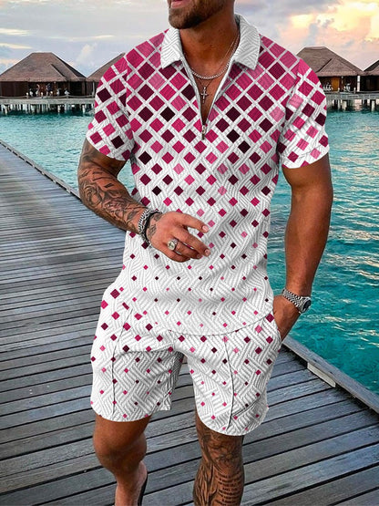 Summer new men's suit(set)